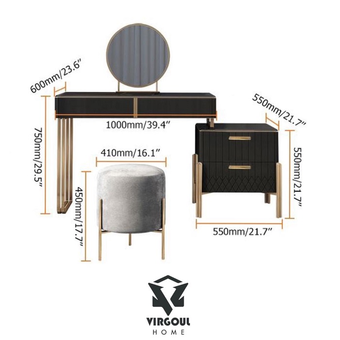 میز آرایش - کد FM3050 