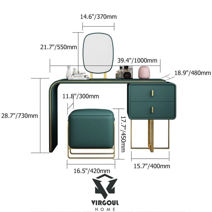 میز آرایش - کد FM3039 