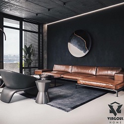 مبل چرمی - کد FCH4022